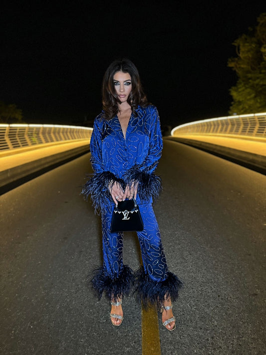 SAX FUR EMBEZZLED PAJAMAS