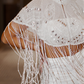 WHITE LONGLINE CAPE