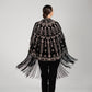 NOIR VELVET SEQUIN TASSEL SHAWL