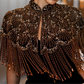 GOLD BEADED CAPE