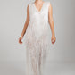 WHITE GATSBY EVENING GOWN