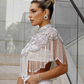 SILVER AND PEARL CAPE