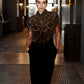 GOLD BEADED CAPE
