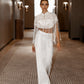 WHITE LONGLINE CAPE