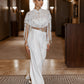 WHITE LONGLINE CAPE