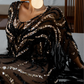 BLACK & GOLD SEQUIN KAFTAN