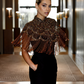 GOLD BEADED CAPE