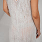 WHITE GATSBY EVENING GOWN