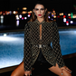VELVET BEADED JACKET